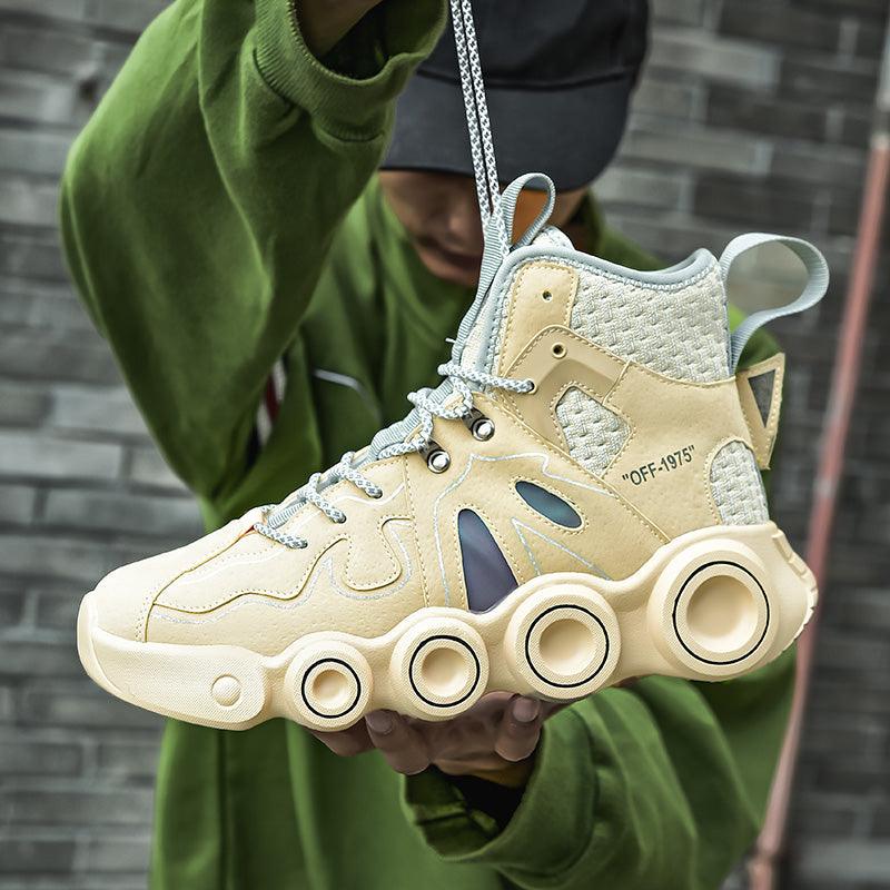 Men's Abstract High-Top Fashion Running Sneakers
