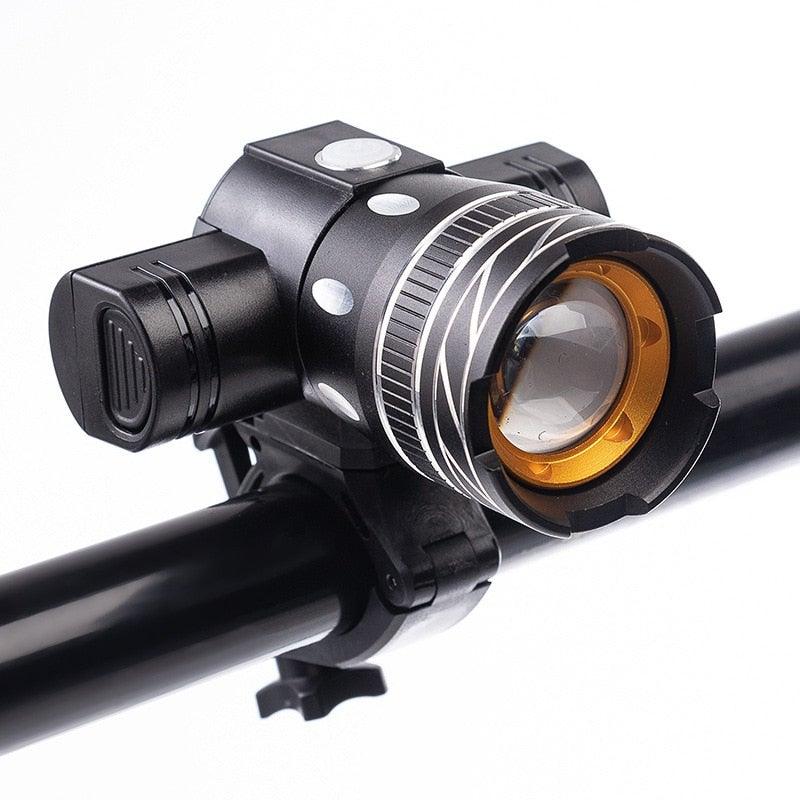 800 Lumen LED Bike Light Set, USB Rechargeable Waterproof Headlight