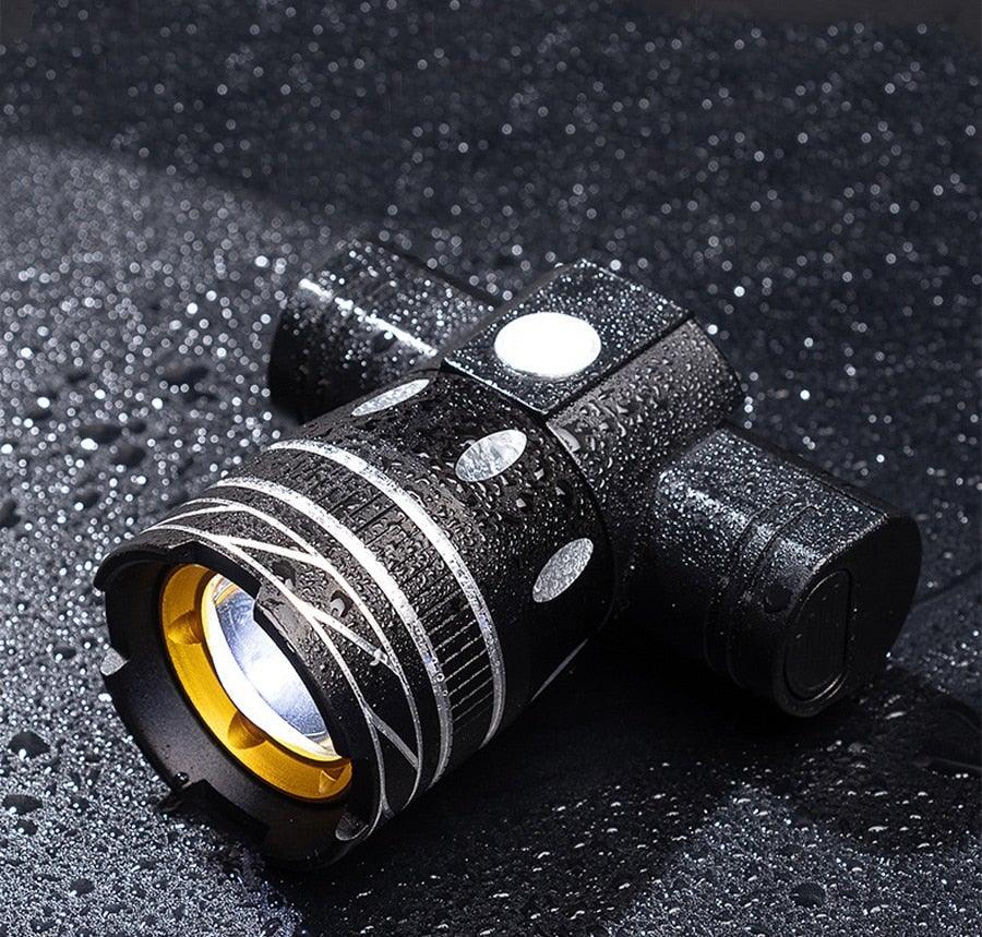 800 Lumen LED Bike Light Set, USB Rechargeable Waterproof Headlight