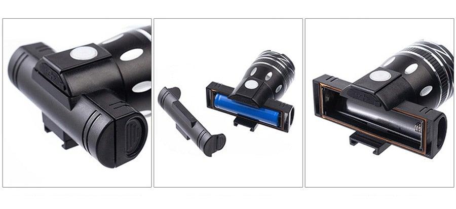 800 Lumen LED Bike Light Set, USB Rechargeable Waterproof Headlight