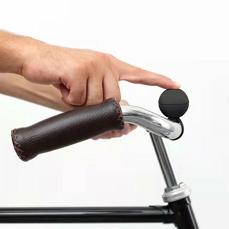 Modern Round Bicycle Bell Electric Horn 130db With 3 Sound Modes