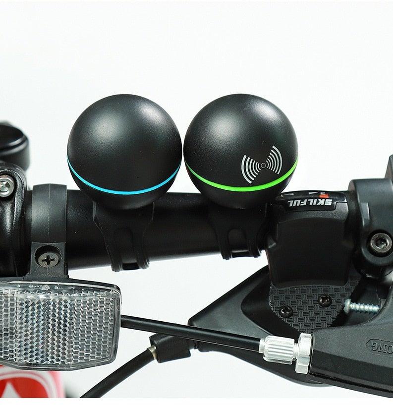 Modern Round Bicycle Bell Electric Horn 130db With 3 Sound Modes