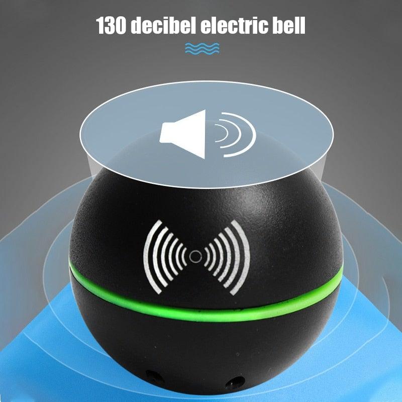 Modern Round Bicycle Bell Electric Horn 130db With 3 Sound Modes