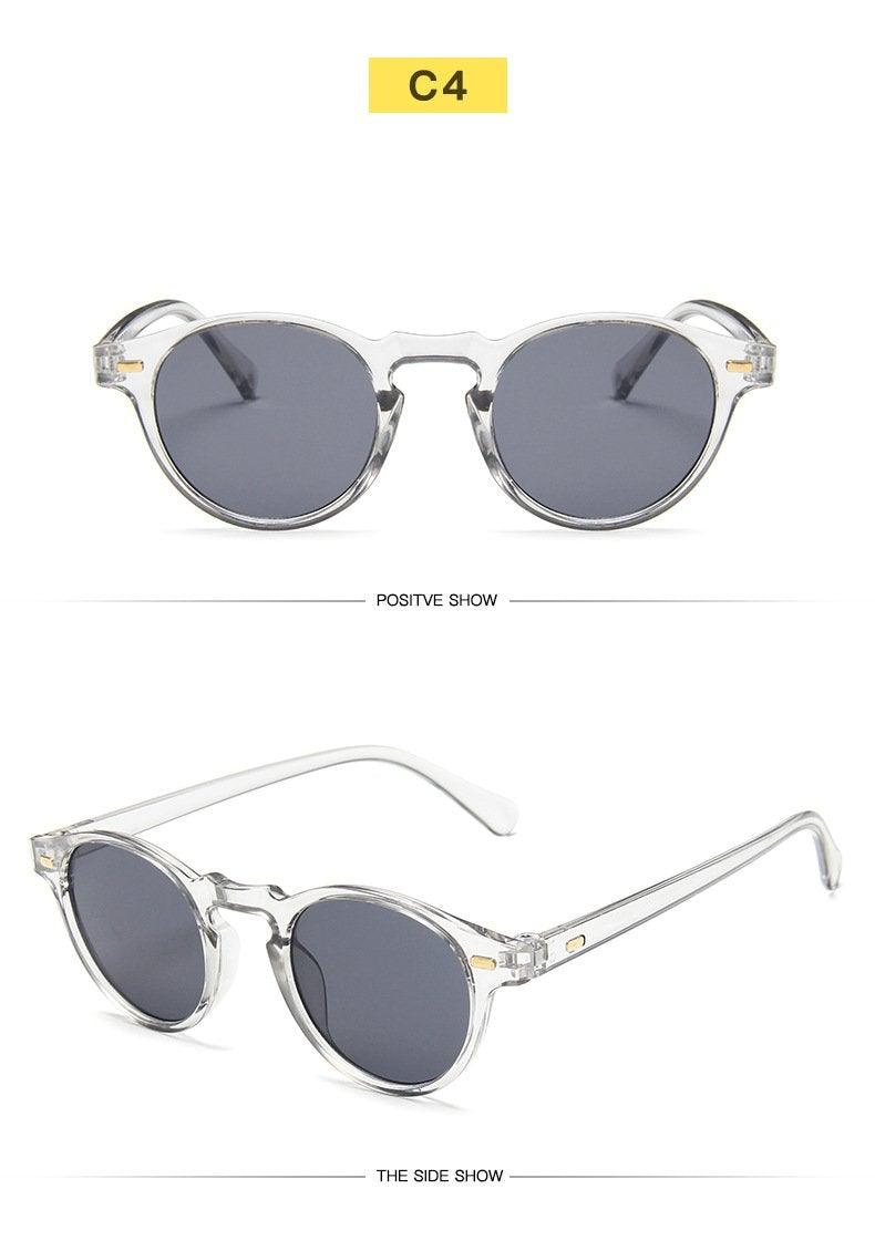 Vintage Square Frame Sunglasses with UV400 Protection for Unisex