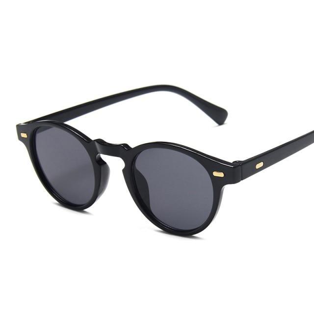 Vintage Square Frame Sunglasses with UV400 Protection for Unisex