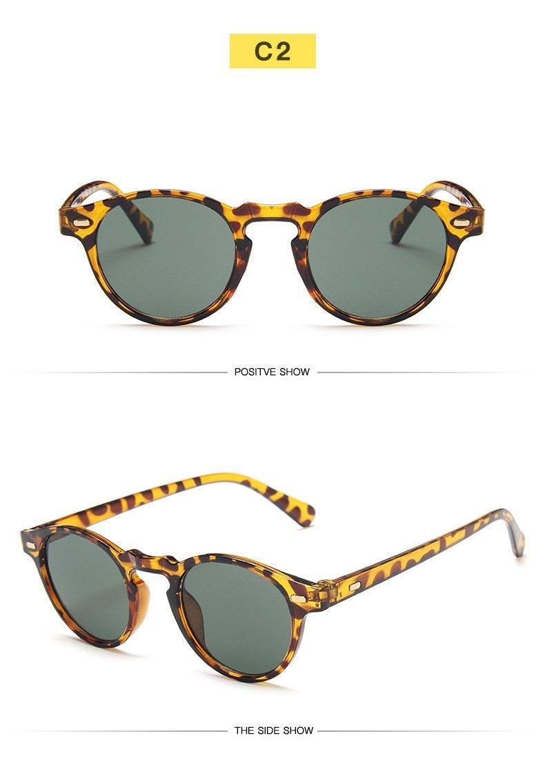 Vintage Square Frame Sunglasses with UV400 Protection for Unisex