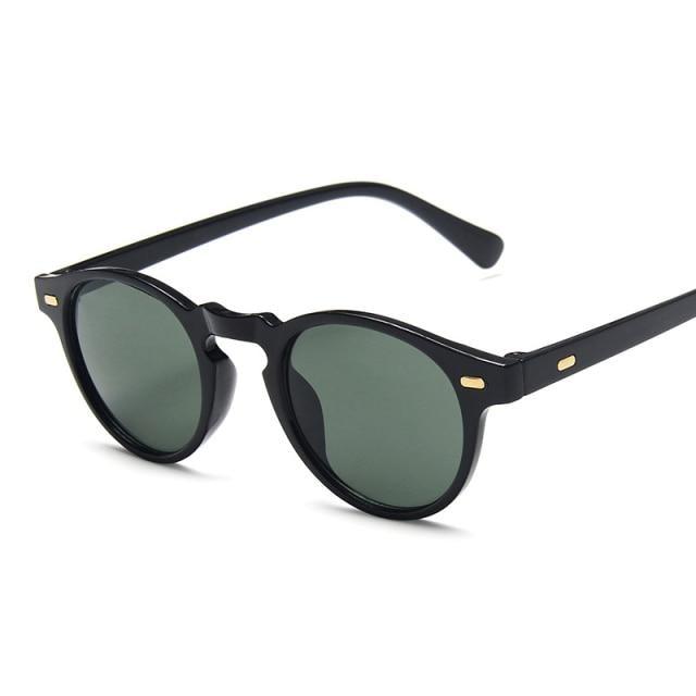 Vintage Square Frame Sunglasses with UV400 Protection for Unisex