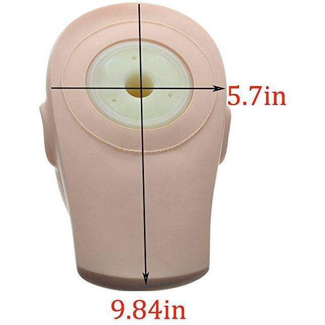 Professional Silicone Training Mannequin Head for Lash & Makeup