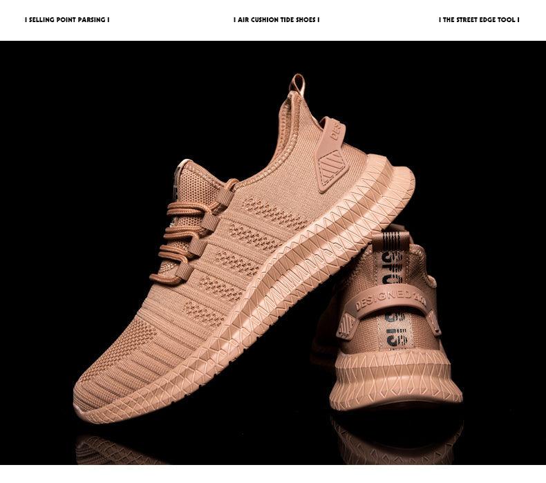 Men's Lightweight Knit Sport Sneakers - Modern Athletic Shoes