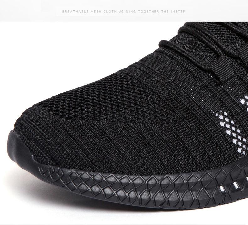 Men's Lightweight Knit Sport Sneakers - Modern Athletic Shoes