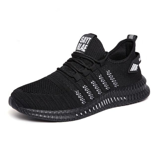 Men's Lightweight Knit Sport Sneakers - Modern Athletic Shoes