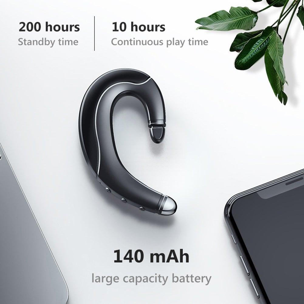 IPX7 Waterproof Wireless Bone Conduction Headphones with Mic