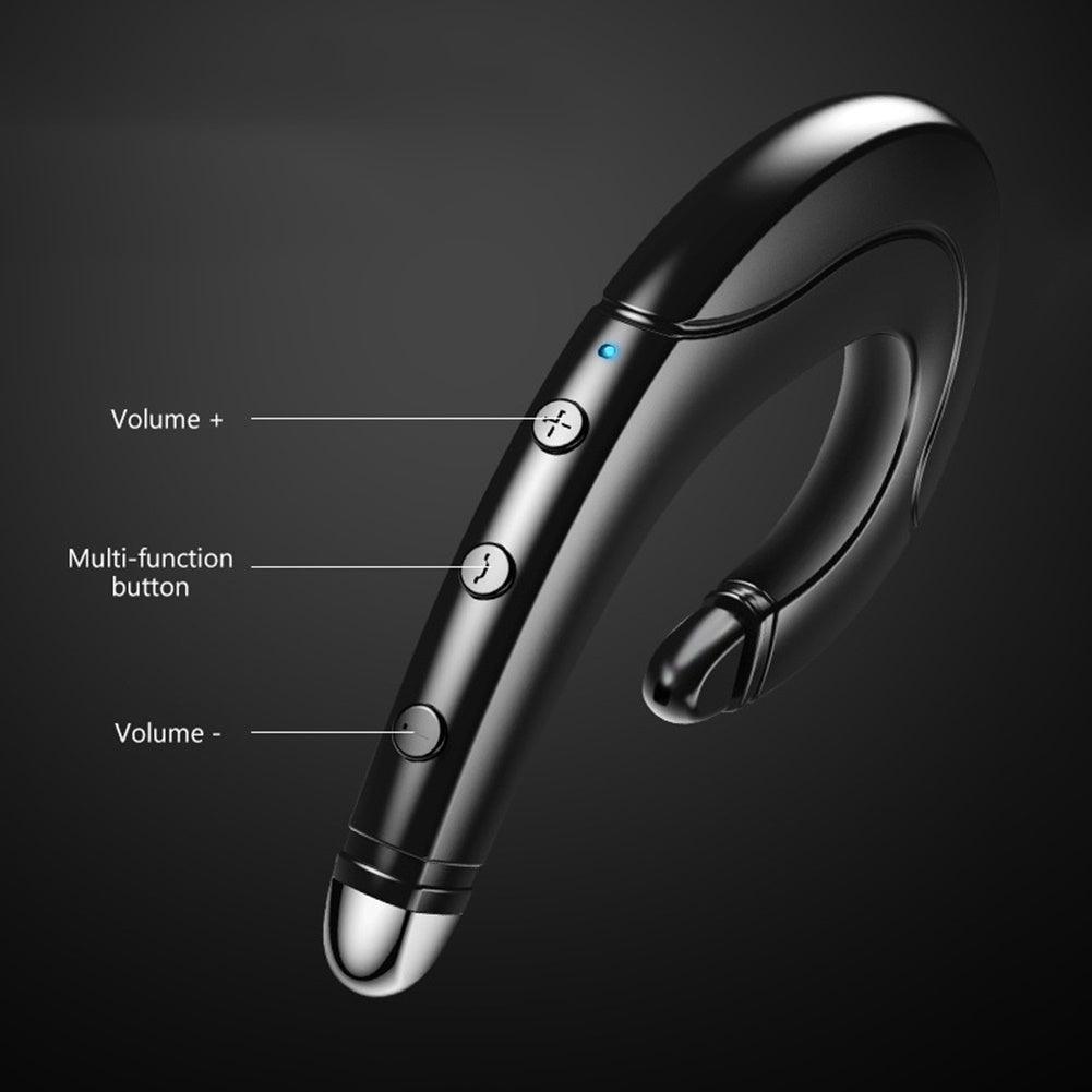 IPX7 Waterproof Wireless Bone Conduction Headphones with Mic