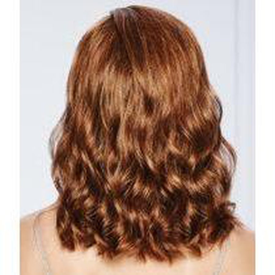 Runway Waves Women's Long Layered Wig - Auburn and Platinum Blonde