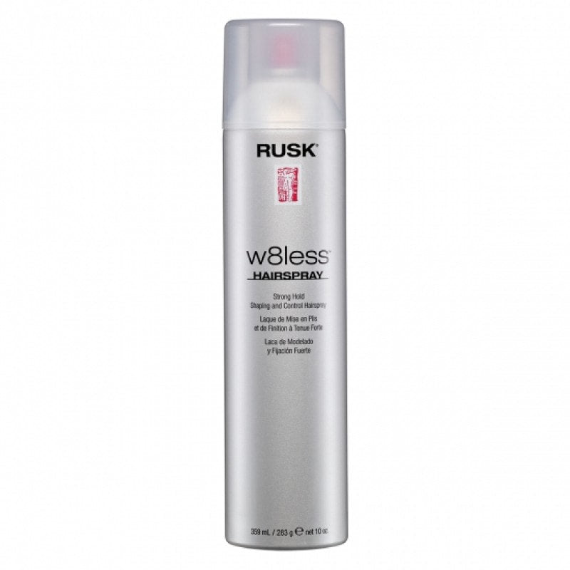 Rusk W8LESS Strong Hold Shaping and Control Hairspray 10oz bottle