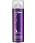 A 10.2 oz bottle of Rusk Deepshine PlatinumX Hairspray for long-lasting, high-shine hold.