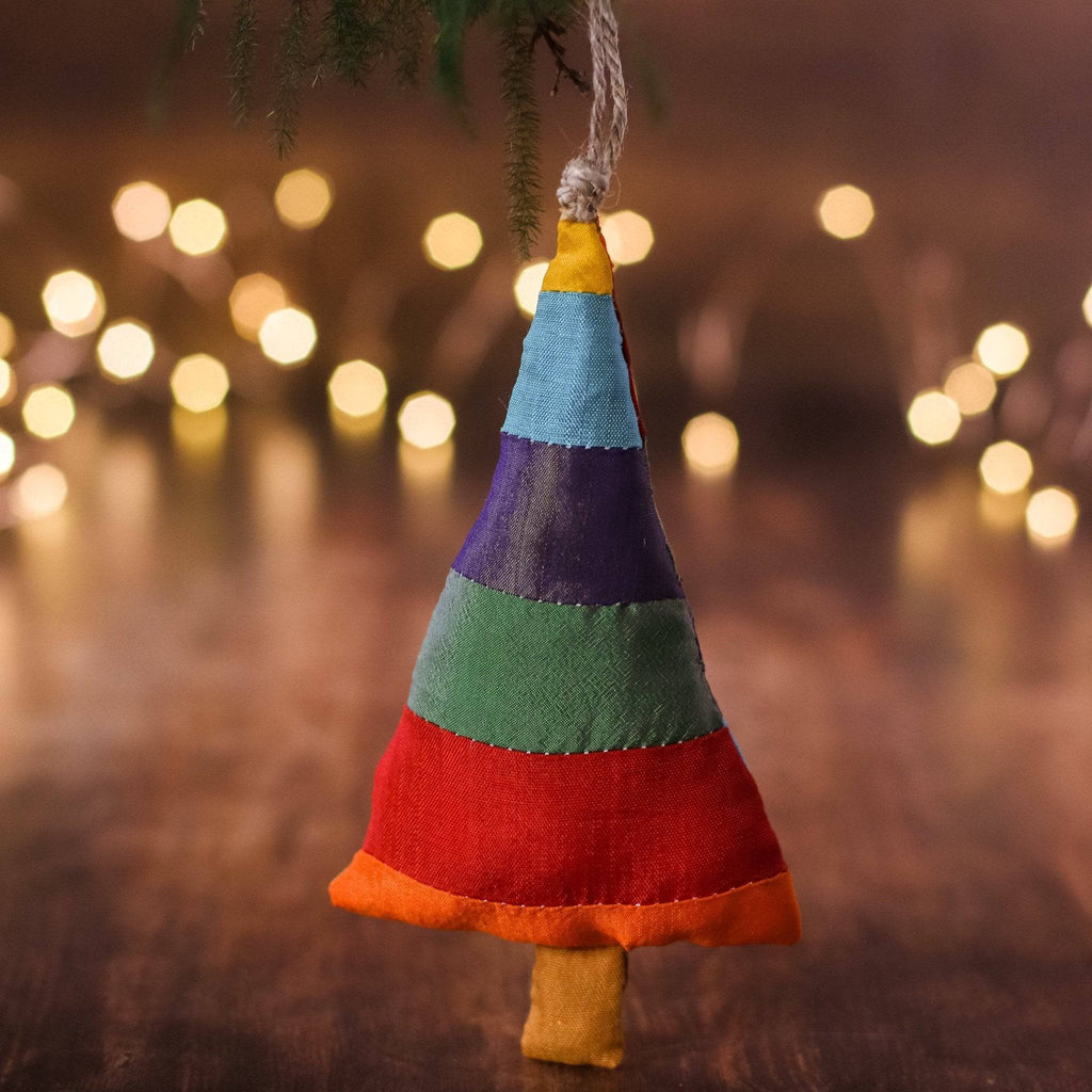 Handmade Rustic Christmas Trees DIY Cotton Sewing Kit