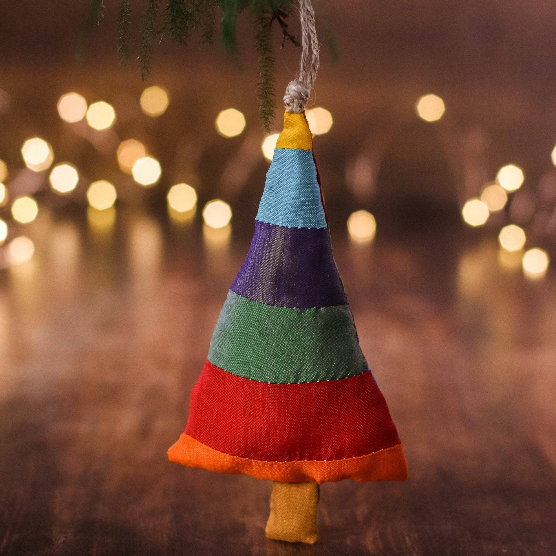 Handmade Rustic Christmas Trees DIY Cotton Sewing Kit