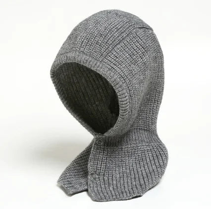 Women's Winter Knitted Cap and Warm Scarf Set