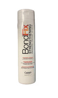 Celeb Luxury Bond Fix Strengthening conditioner bottle in white packaging.