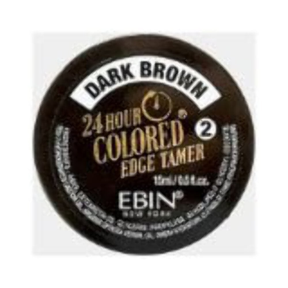 EBIN New York 24 Hour Colored Edge Tamer jar for hair styling.
