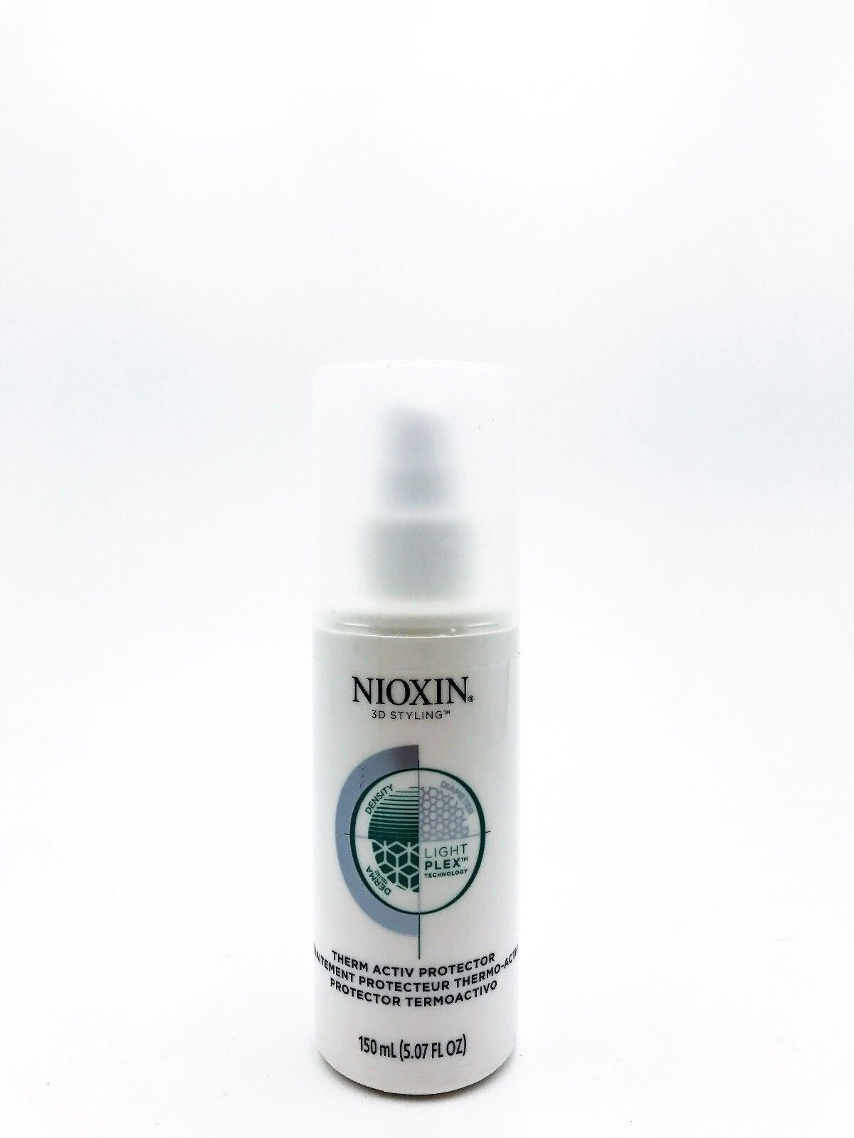 Bottle of Nioxin 3D Styling Therm Active Heat Protector Spray, 5.07 oz