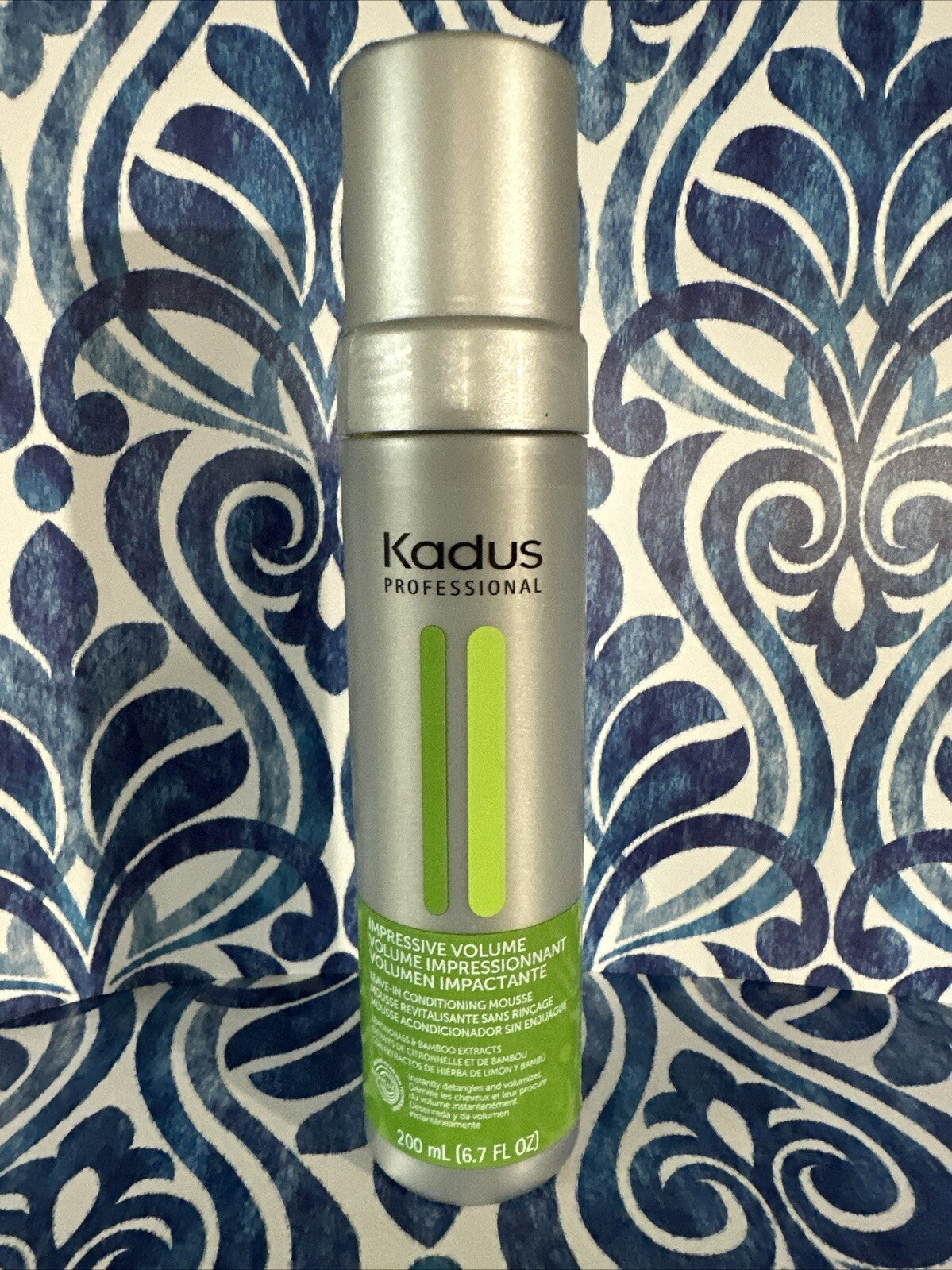 Kadus Impressive Volume Leave-In Conditioning Mousse 6.7 oz bottle