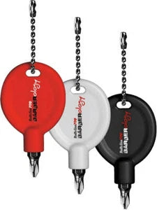 BaByliss Barberology compact clipper and trimmer screwdriver in black, red, and white