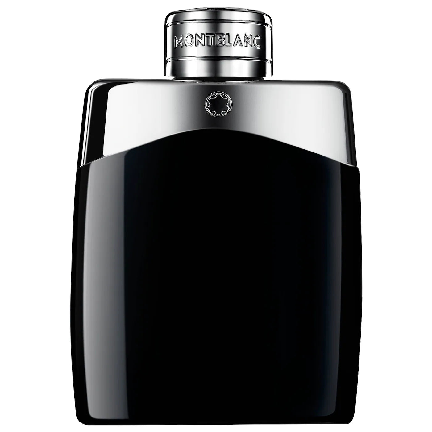 Montblanc Legend Eau de Toilette featuring a modern black and silver bottle design