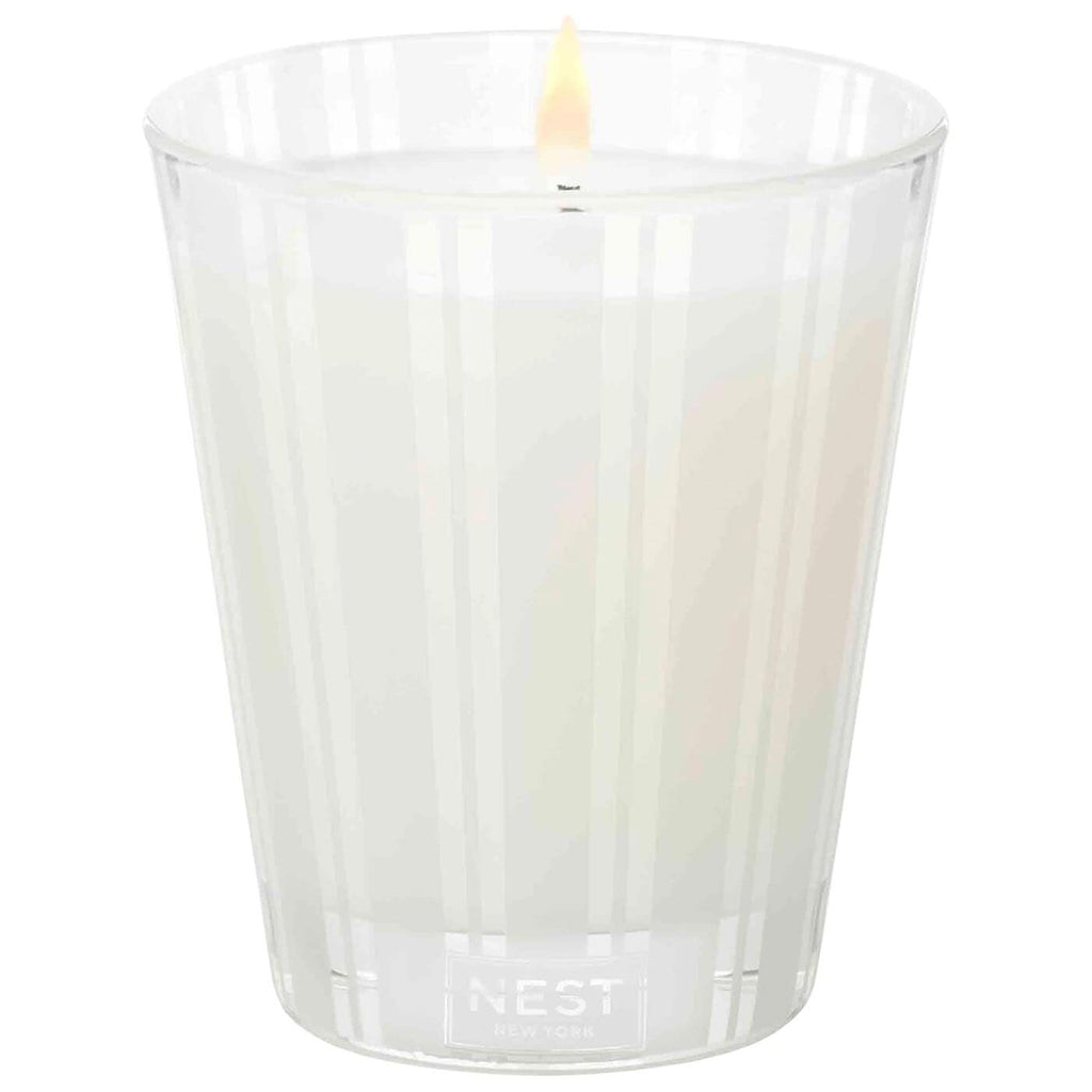 Ocean Mist & Sea Salt Scented Candle in Modern Glass Vessel