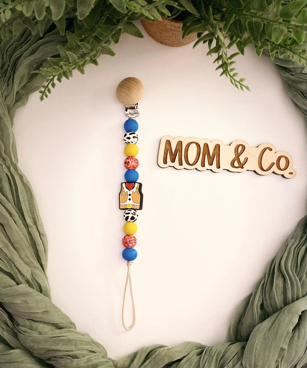 Sheriff Pacifier Clip