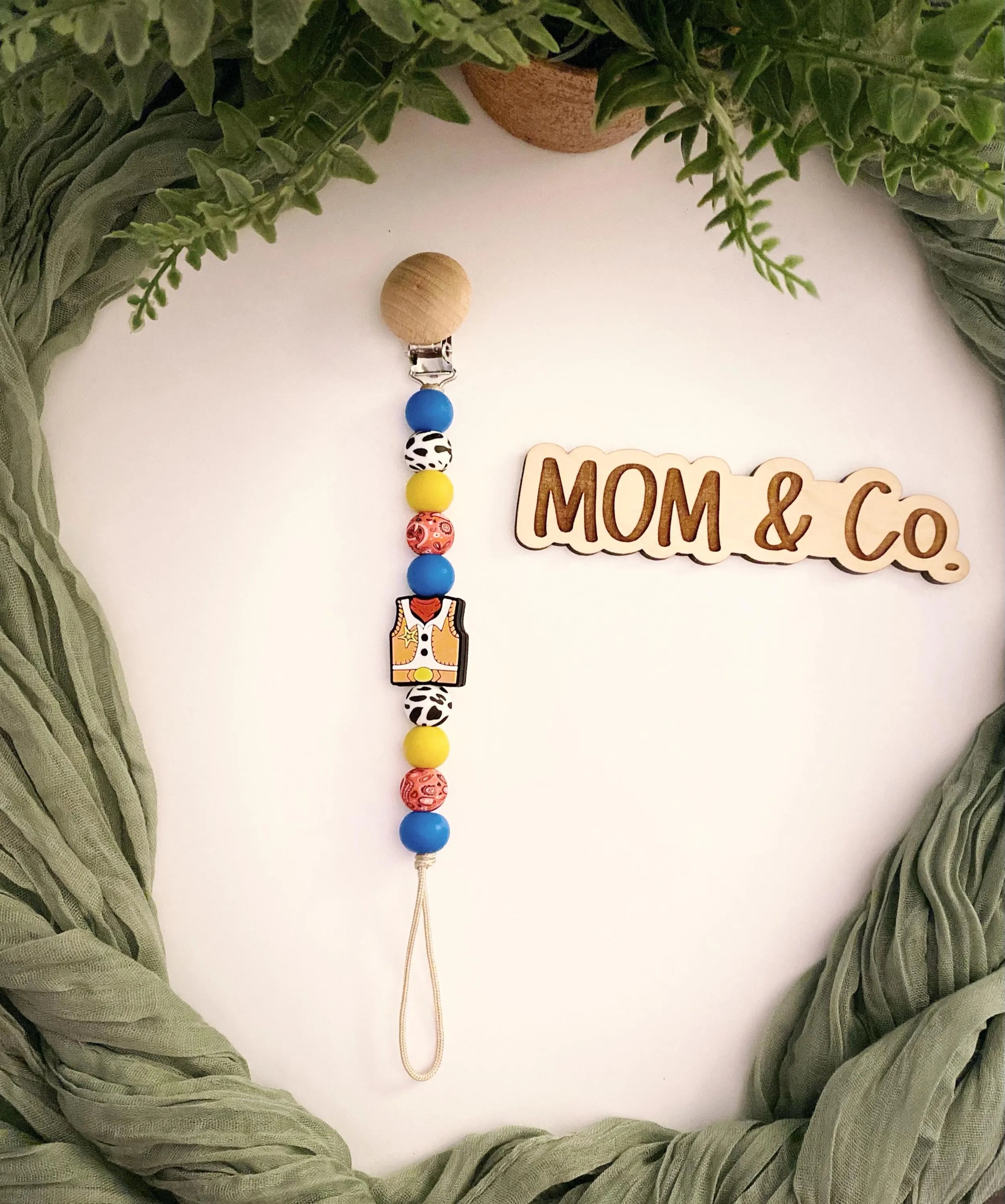 Sheriff Pacifier Clip