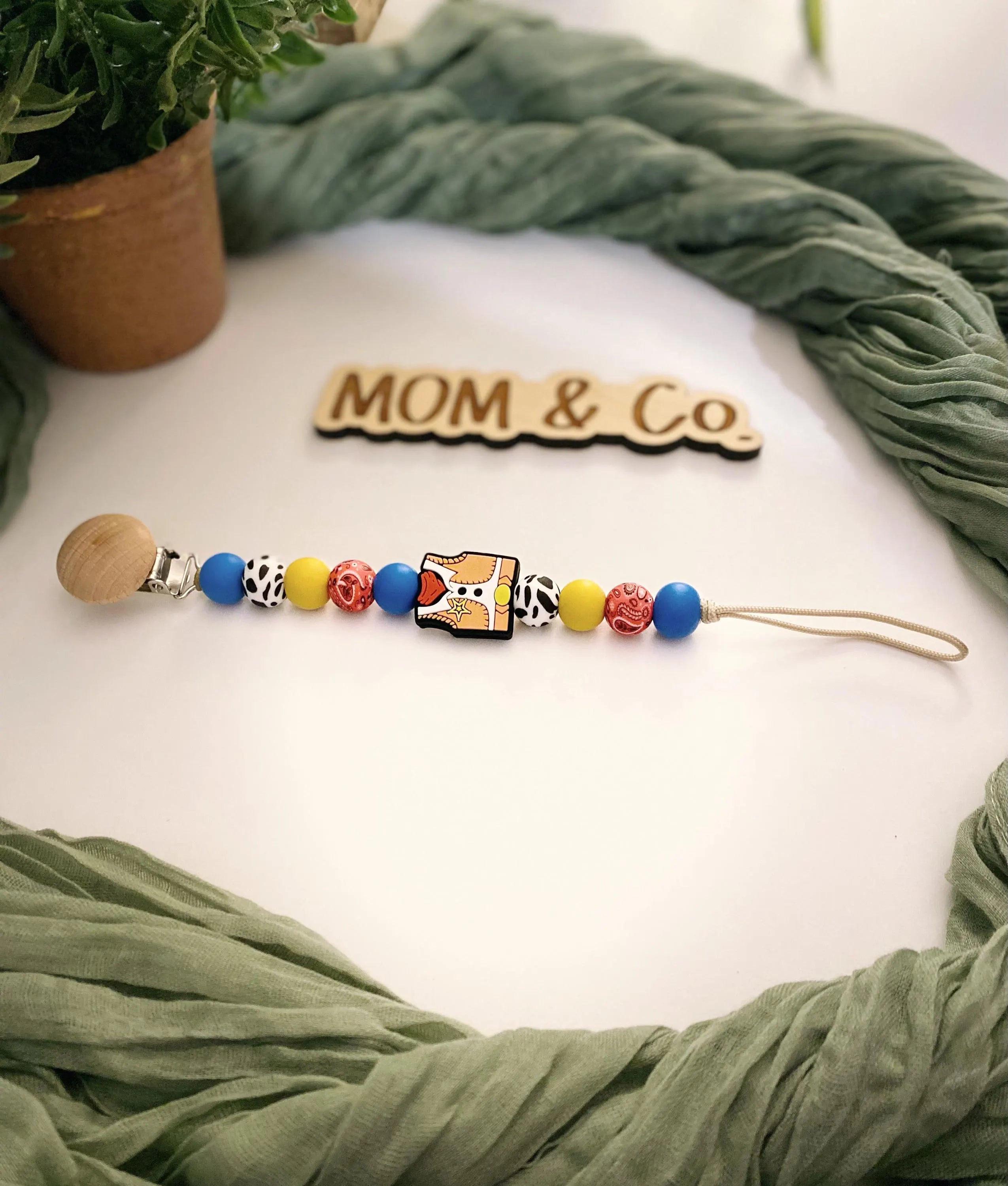 Sheriff Pacifier Clip