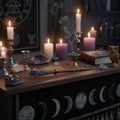 14 Inch Mystical Wand with Triple Moon Design