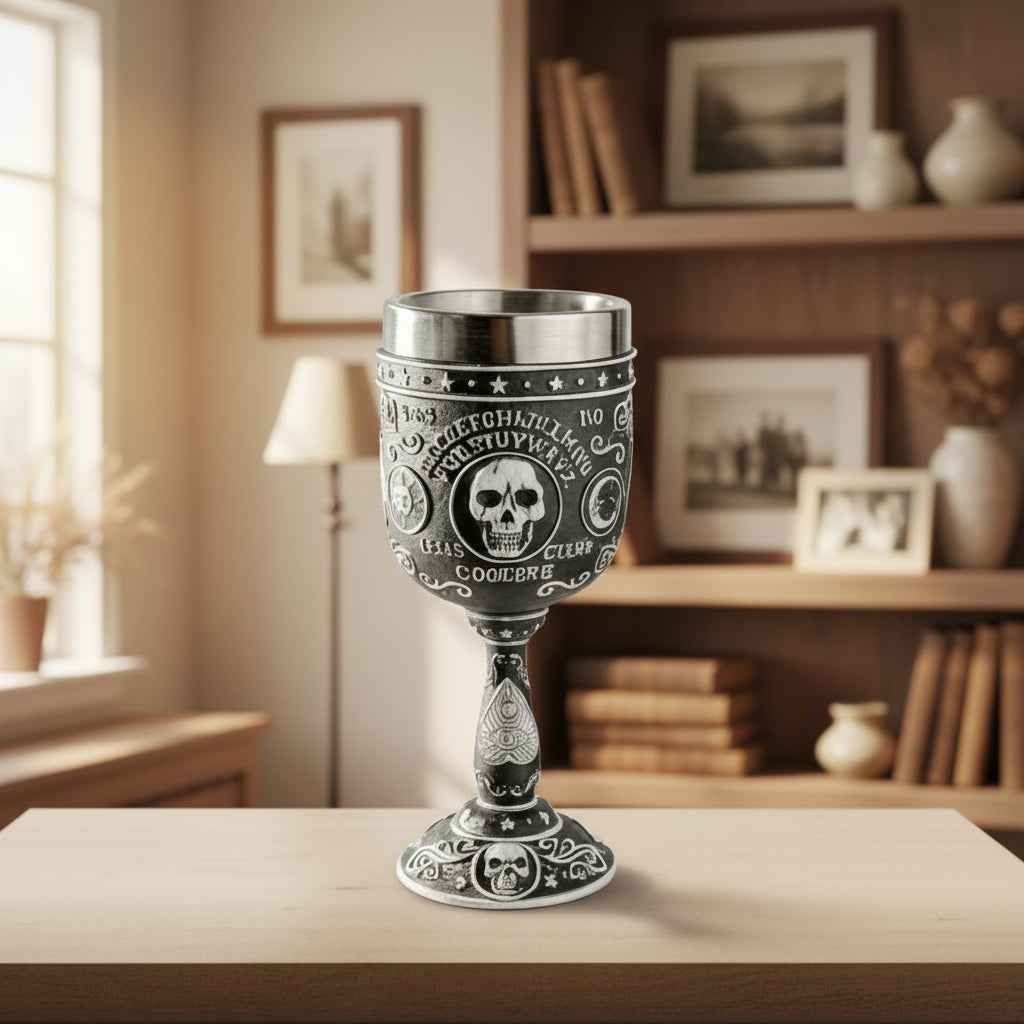 Spirit Board Ouija Goblet - Enchanting Mystical Drinkware for Your Next Gathering