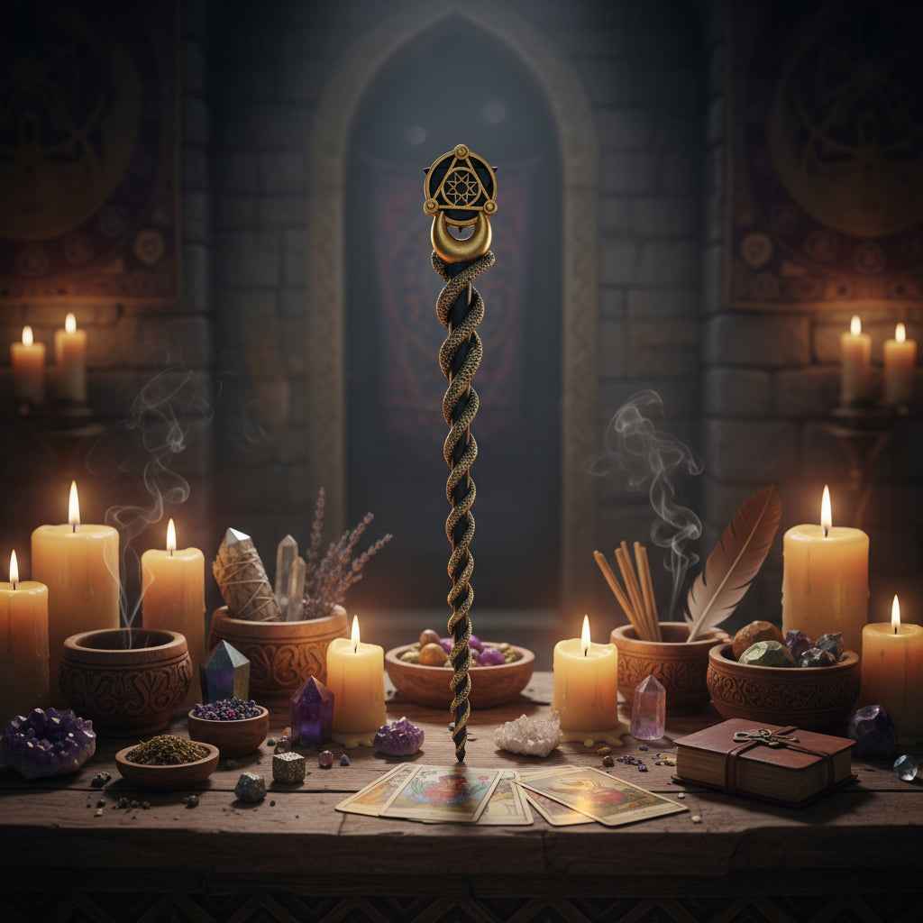 14 Inch Mystical Wand - Alchemy Inspired Magic Wand