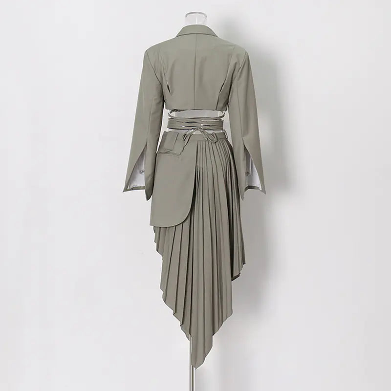 2024 Spring Women's Two-Piece Suit with Skirt Set