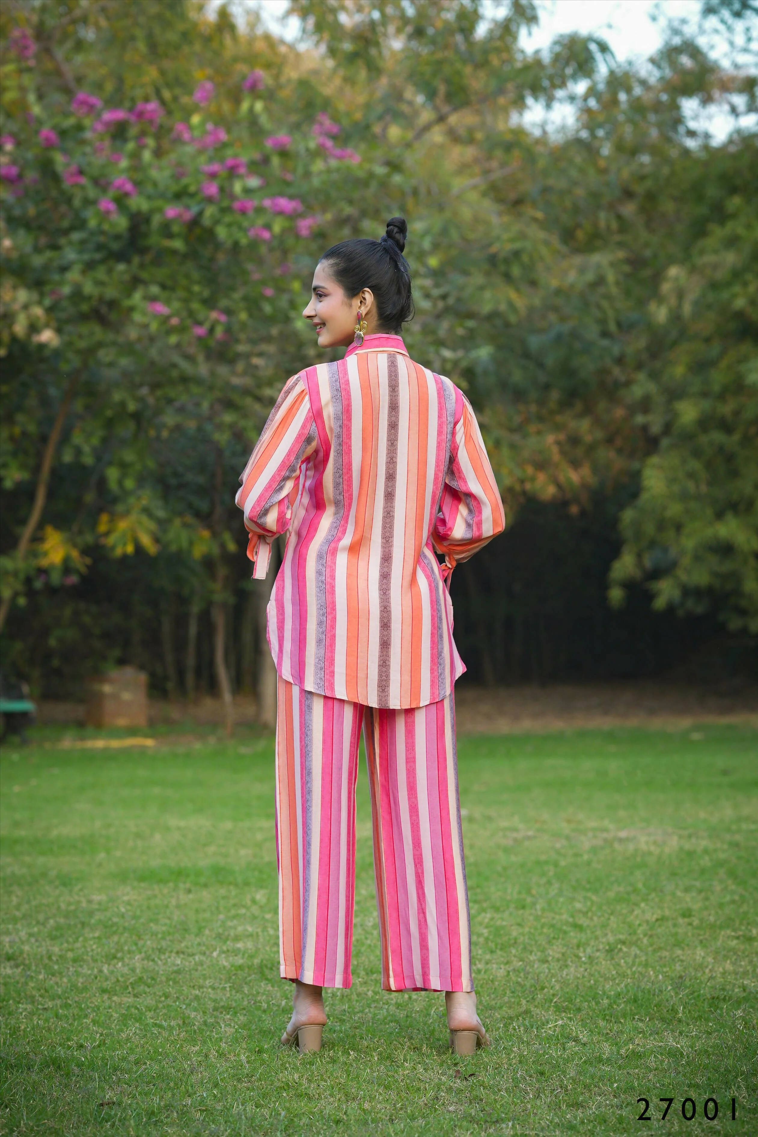 Women's Casual Multi Mull Cotton Co-ord Set - Anya Collection