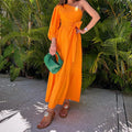 Loose Irregular Dress for Women