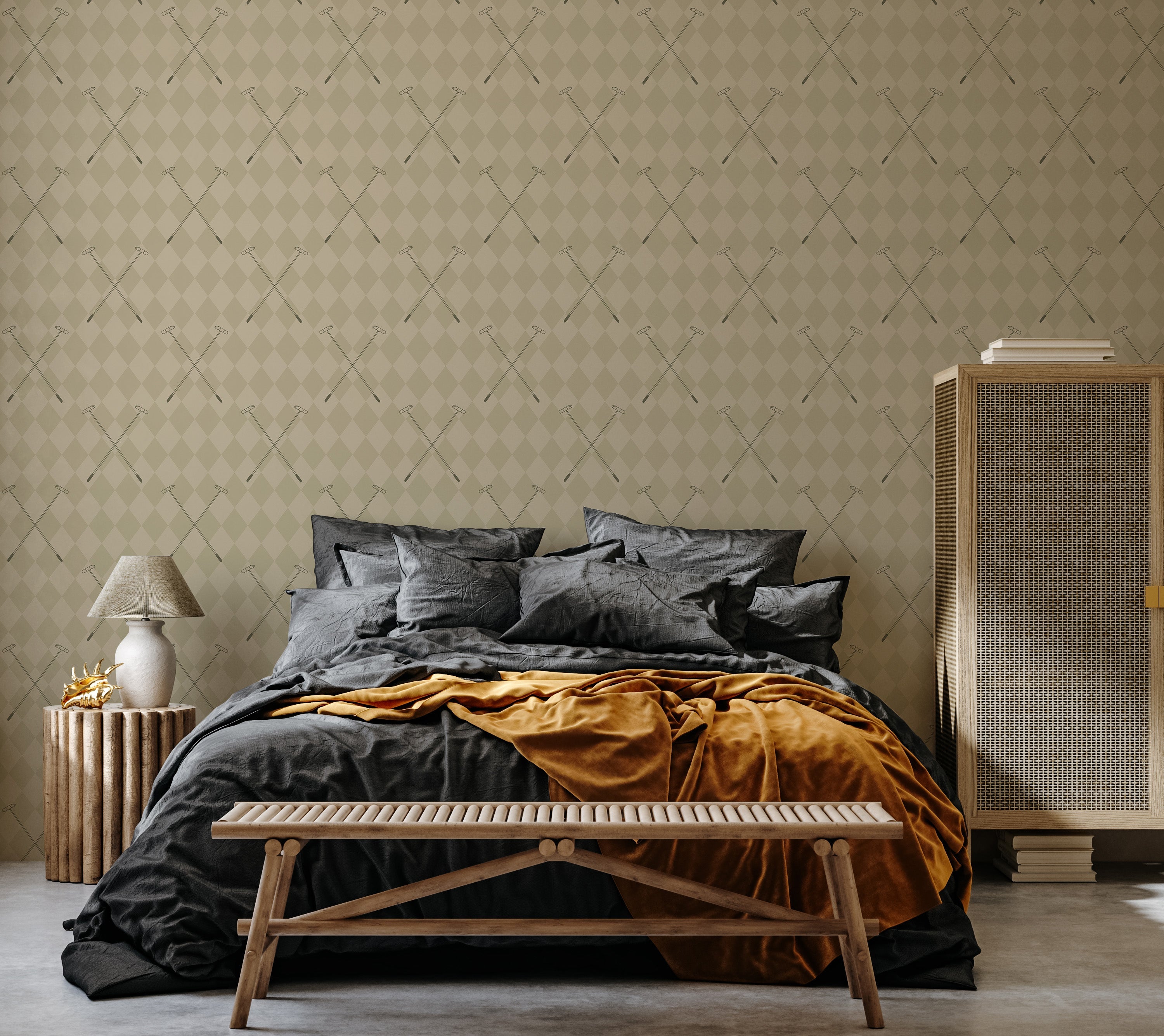 Merrick Wallpaper by The Rosenborg Company