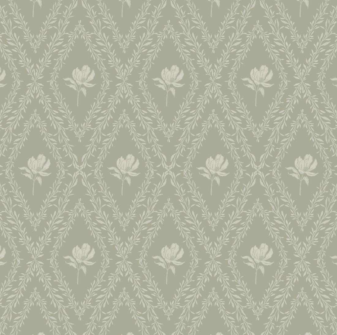 Violet Floral Removable Wallpaper for Modern Home Decor