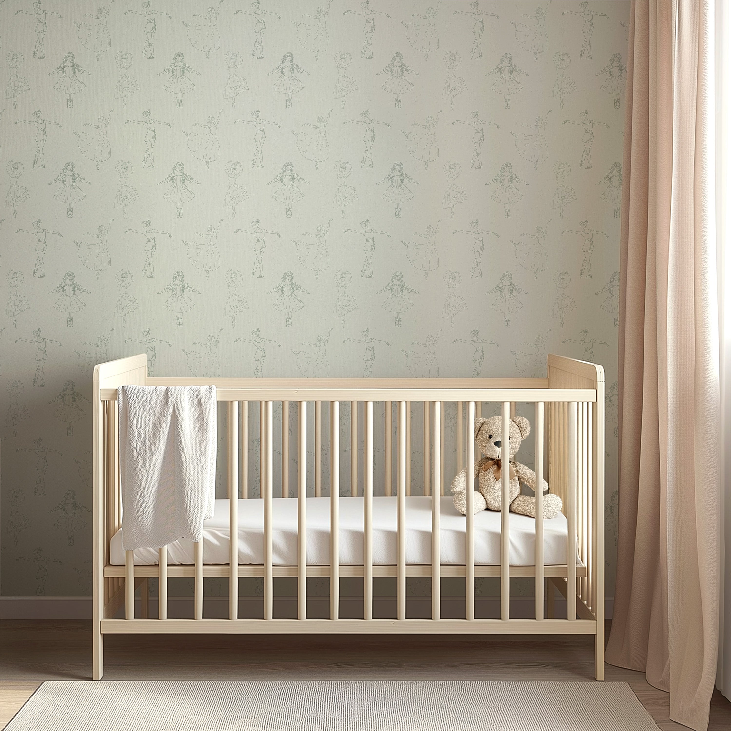 Arabella Wallpaper by Painted Hawk Design