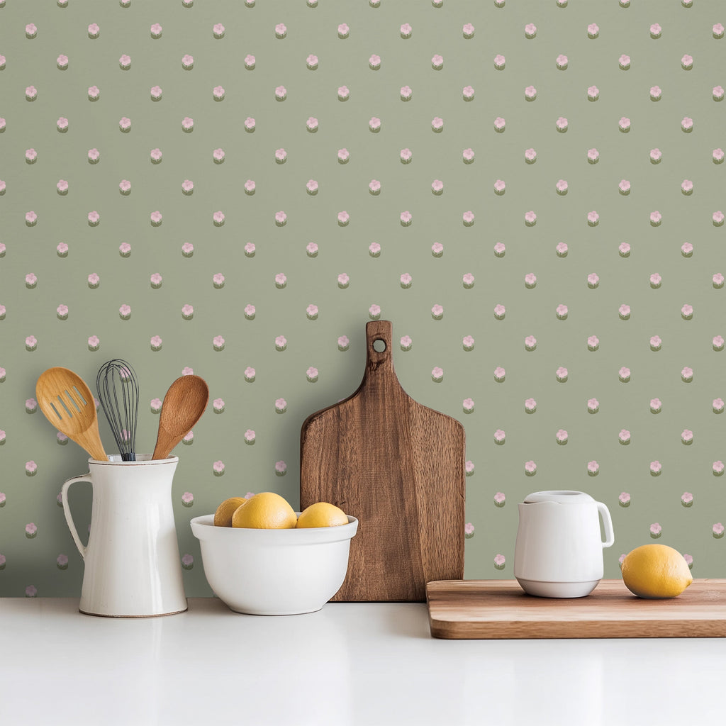 Pansie Wallpaper by The Lil Dills Shop