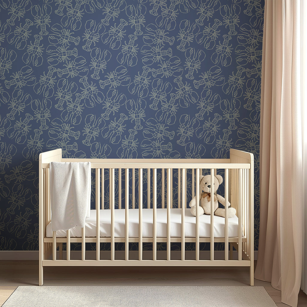 Lachlan Animal Print Wallpaper - Coastal Whimsical Decor