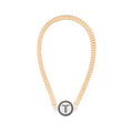 Sahara Yellow spiral headband with no-slip rubber stopper