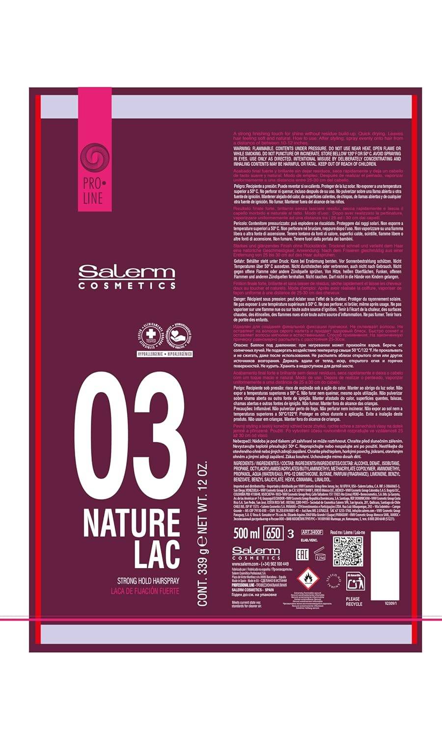 Definition Nature Strong Hold Finishing Hair Spray 12 oz