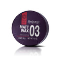 Salerm Pro Line Matt Wax 1.8 oz container in purple packaging with white text.