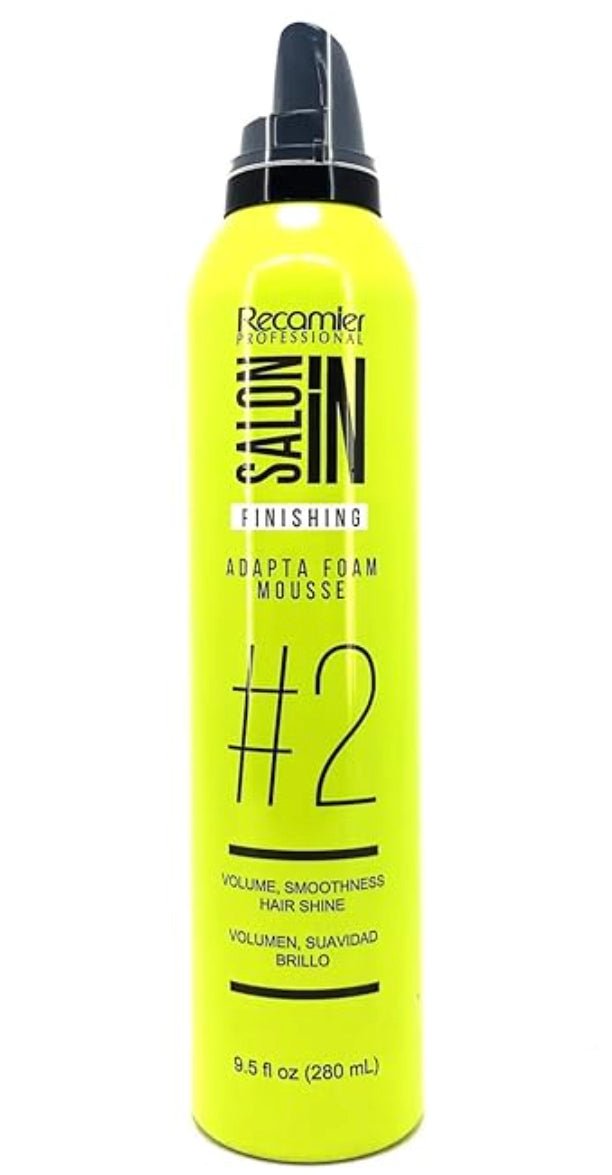 Recamier Salon In Adapta Foam Mousse 280ml bottle for hair styling