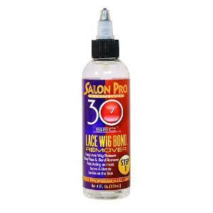 Bottle of Salon Pro 30 Sec Lace Wig Bond Remover for professional adhesive removal