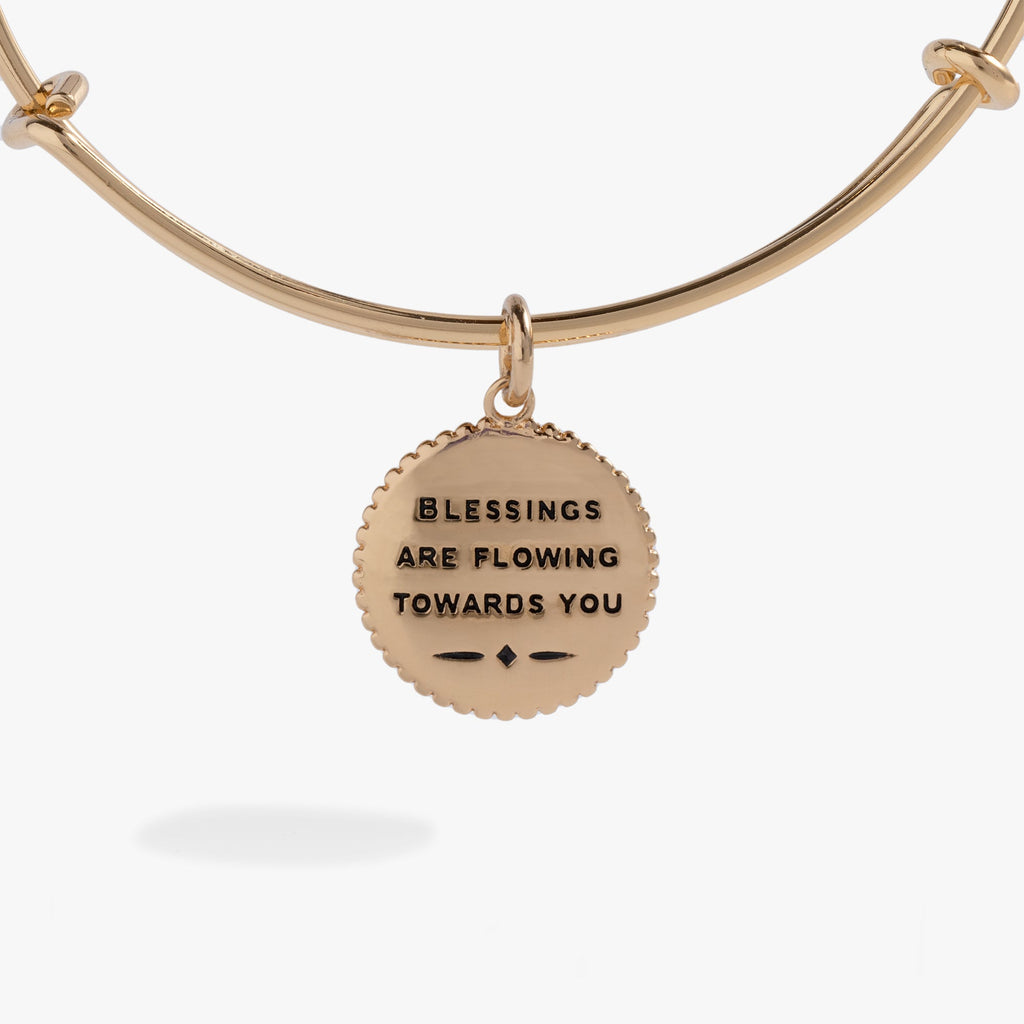Sand Dollar Charm Bangle in Gold and Silver Coastal Jewelry